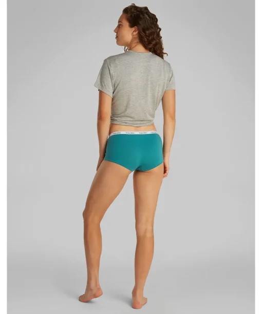 Calvin Klein Trusser<VO6 LIVELY TEAL - Modern Logo Boy Shorts