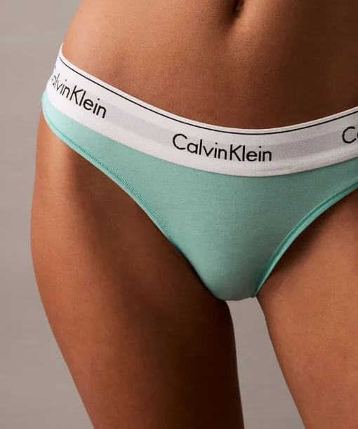 Calvin Klein Trusser<VOG BEAU BLUE - Modern Ctn Holiday Coordinate Thong