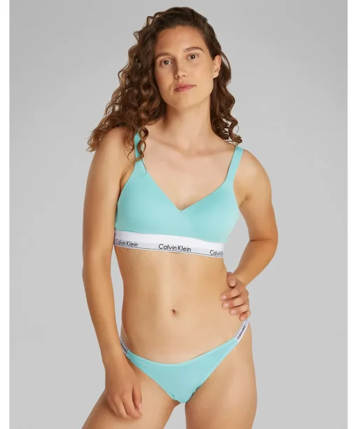 Calvin Klein Trusser<VOG BEAU BLUE - Modern Logo Thong