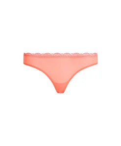 Calvin Klein Trusser<VOJ EXQUISITE PINK - Mf Stretch W Lace Thong