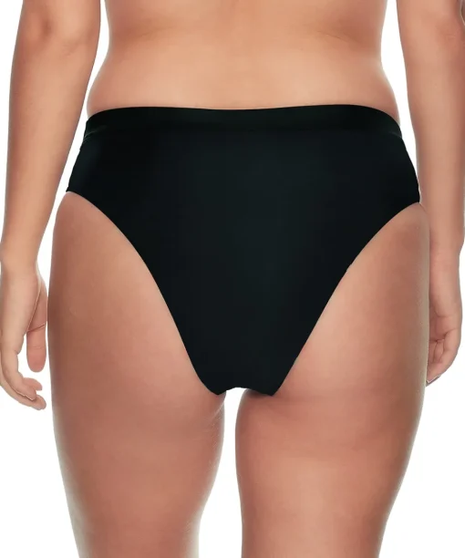 Wiki Bikinier<W099 BLACK - Swimwear Baywatch Brief