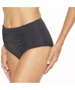 Wiki Bikinier<W099 BLACK - Swimwear Midi Shape