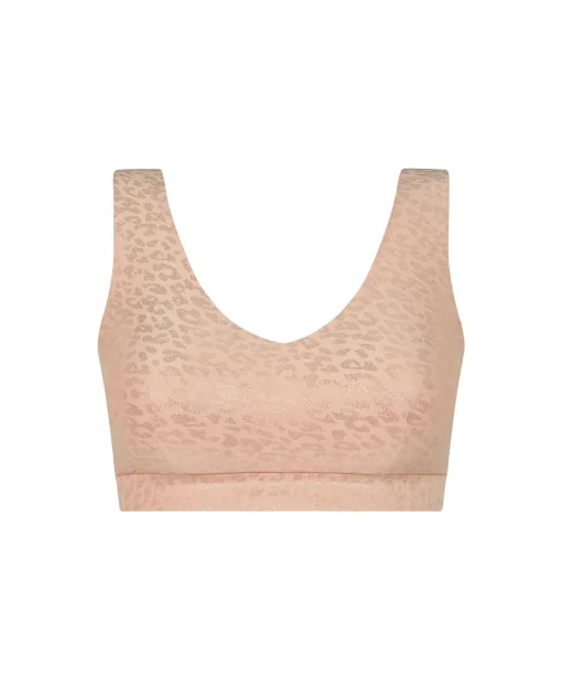 Chantelle Undertøj|Bh'er<0X7 LEO SHIMMER PRINT - Softstretch Padded V Neck