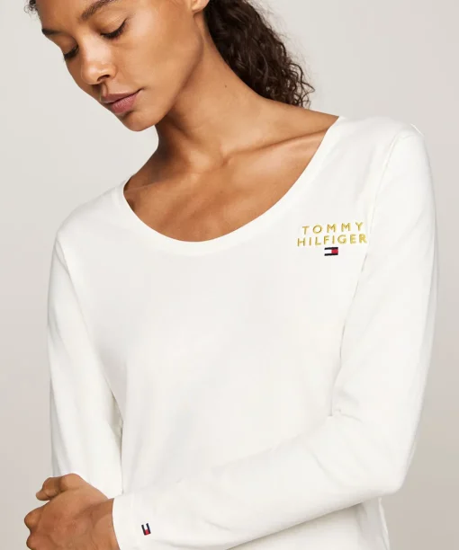 Tommy Hilfiger Top/ Loungeshirt/ Pyjamas<YBI IVORY - Th Original L/s T-shirt