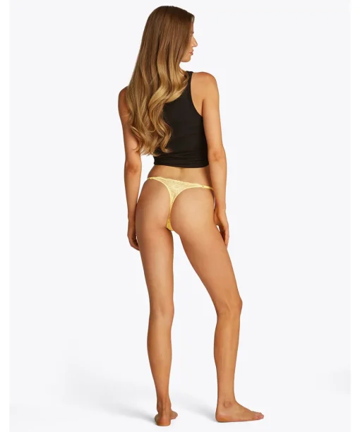 Tommy Hilfiger Trusser<ZF0 CITRONELLA - Hilfiger Lace Tanga