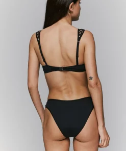 Sarda Bikinier<ZWA BLACK - Holt Padded Plunge Bikini Top