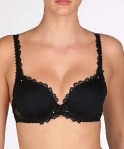 Marie Jo Bh'er<ZWA BLACK - Jane Padded Bra Heartshape