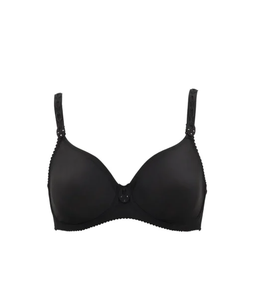 PrimaDonna Bh'er<ZWA BLACK - Satin Seamless Non Padded Bra